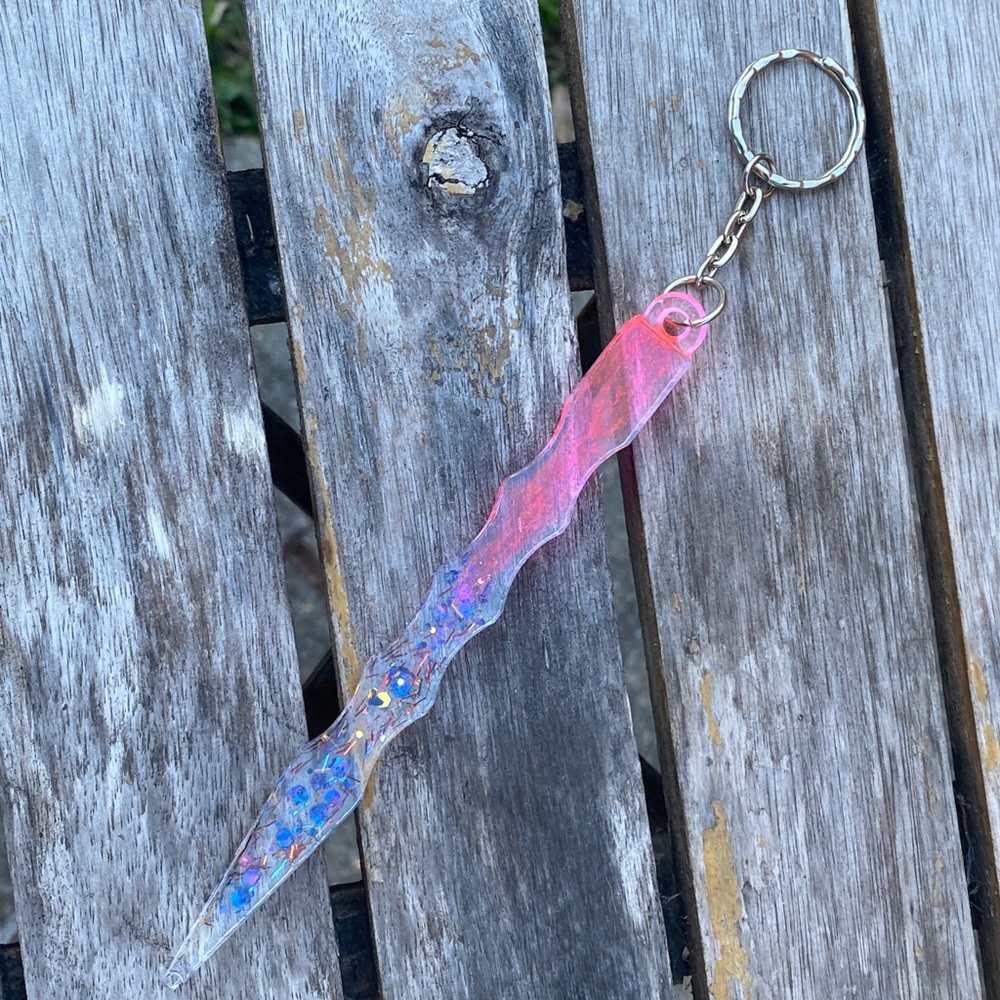 Handmade Custom Resin Protection Keychain